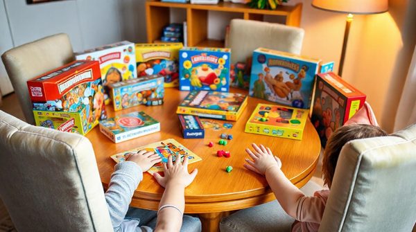 Top 5 jeux de société recommandés pour les enfants de 3-7 ans